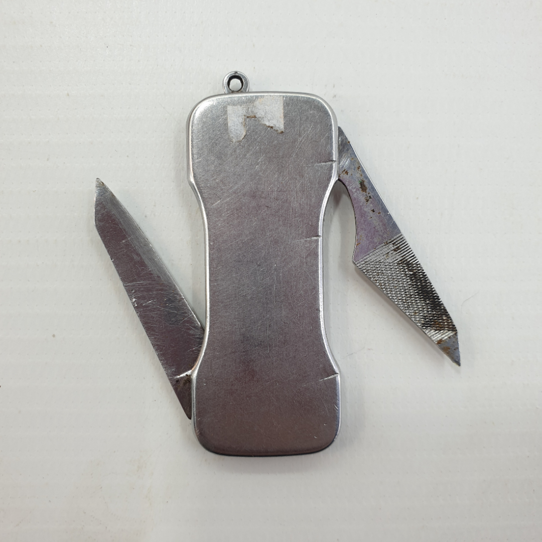 Металлический складной нож-открывалка. Картинка 1